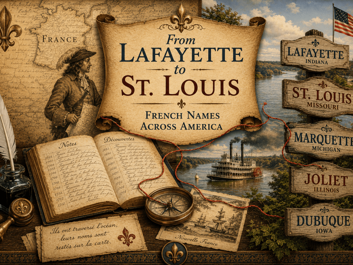 From Lafayette to St. Louis: French Names Across&nbsp;America